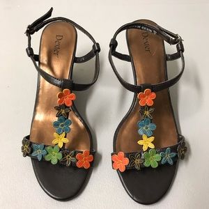Cute flower heels